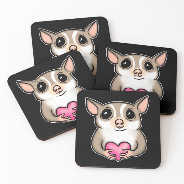 Item preview, Adorable Sugar Glider Holding a Heart for Sugar Glider Lovers  designed and sold by Mochi-Merch.