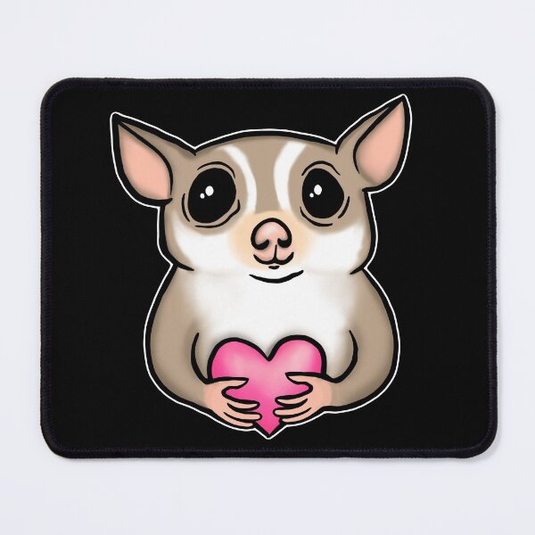 Item preview, Adorable Sugar Glider Holding a Heart for Sugar Glider Lovers designed and sold by Mochi-Merch.