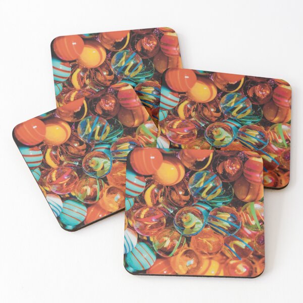 Item preview, Orange and Blue Marbles  designed and sold by BtheLight.