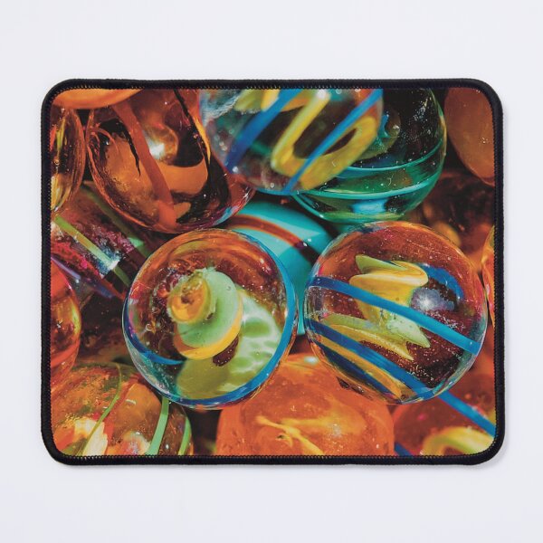 Item preview, Orange and Blue Marbles designed and sold by BtheLight.