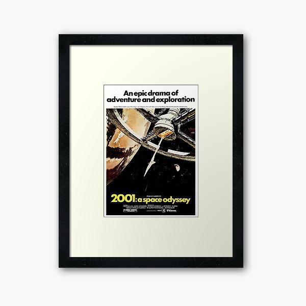 2001 Un espace - Impression encadrée