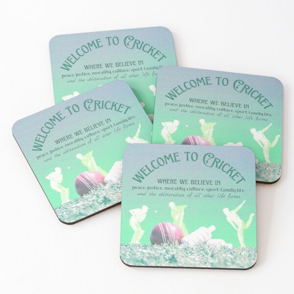 Item preview, Welcome to the Planet of Cricket designed and sold by InkThinkArt.