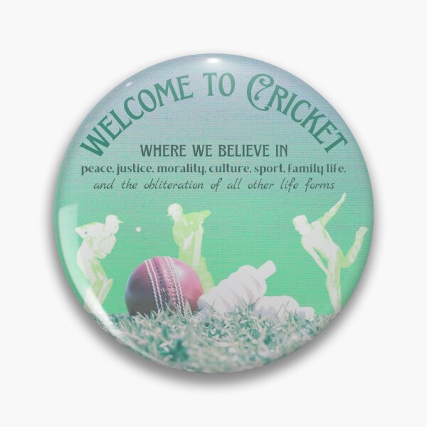 Item preview, Welcome to the Planet of Cricket designed and sold by InkThinkArt.