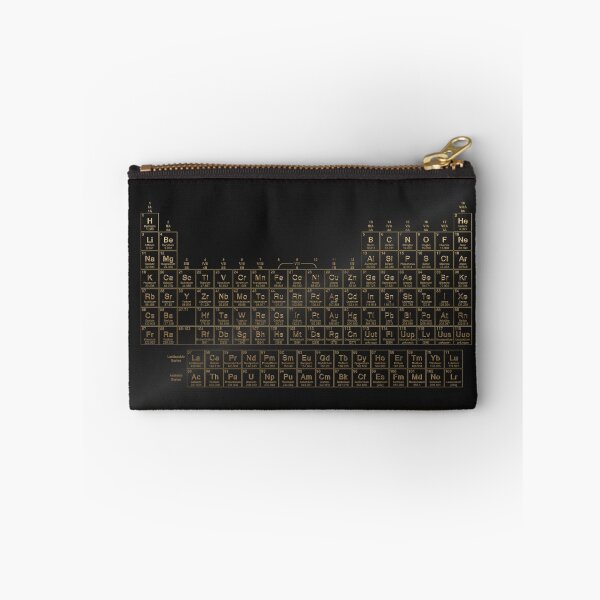 Item preview, Periodic Table of Elements - Gold on Black Metal designed and sold by Serge Averbukh Art Studio.