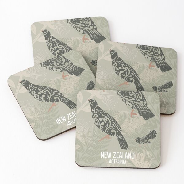 Item preview, New Zealand Native Birds and Flora  designed and sold by Kiwidom.