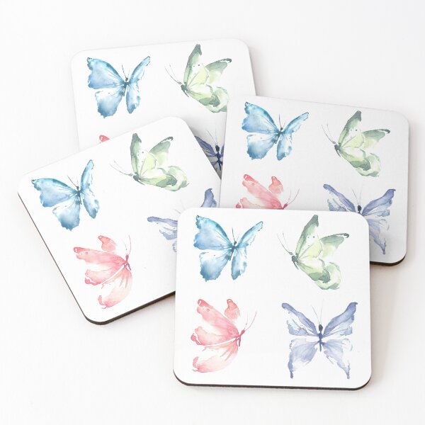 Item preview, Watercolor Butterflies designed and sold by RoselleArts.