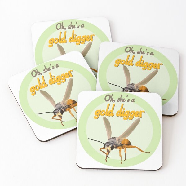 Item preview, Oh, she’s a gold[en] digger  designed and sold by RachaelManto.