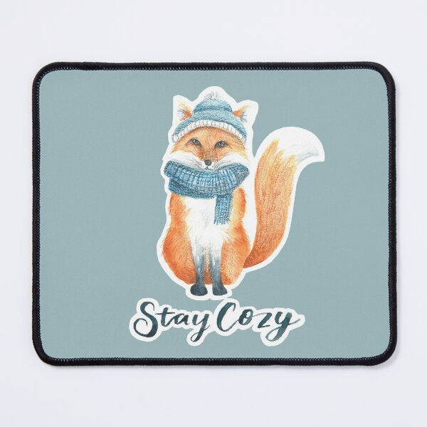 Item preview, Cute Fox Staying Cozy designed and sold by RoselleArts.