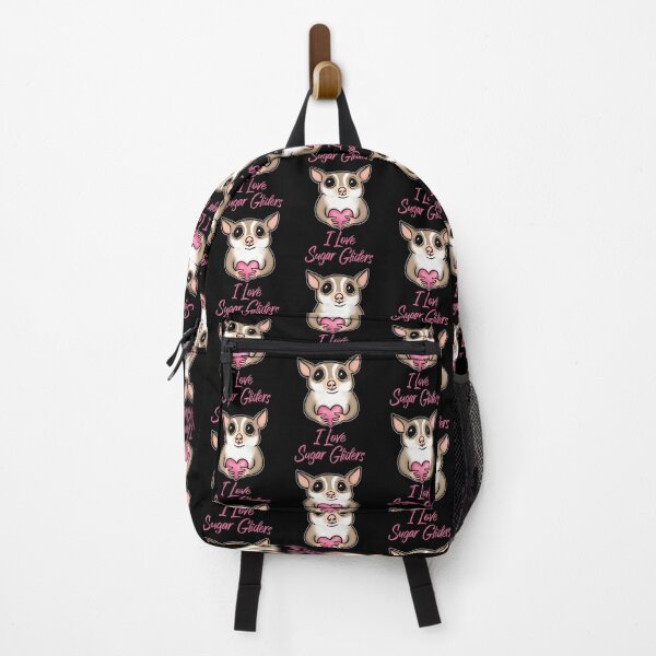 Item preview, I Love Sugar Gliders, Adorable Sugar Glider Holding a Heart, Pink designed and sold by Mochi-Merch.