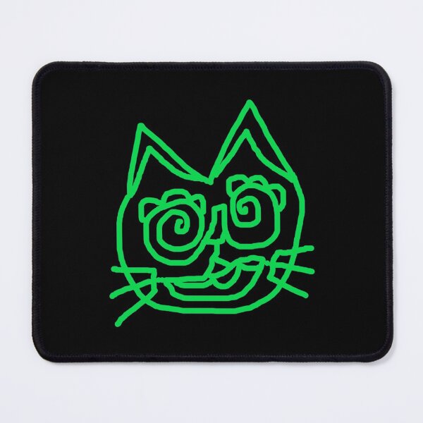 Item preview, Cat T-ShirtCat with hypno eyes in green designed and sold by RanGifce.