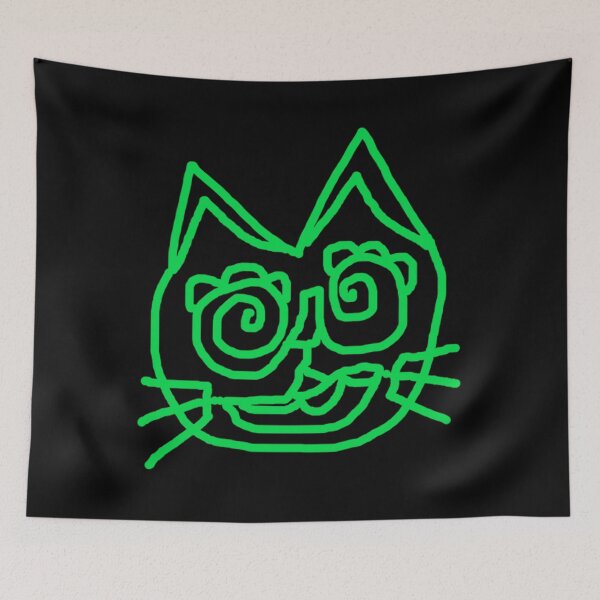 Item preview, Cat T-ShirtCat with hypno eyes in green designed and sold by RanGifce.
