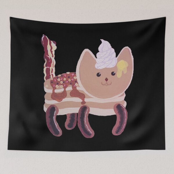 Item preview, Cat T-ShirtFluffy Pancake Breakfast Cat Only designed and sold by RanGifce.