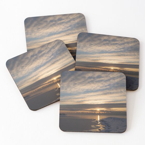 Item preview, New Day on Ice - Sunrise on Lake Ontario  designed and sold by Georgia Mizuleva.