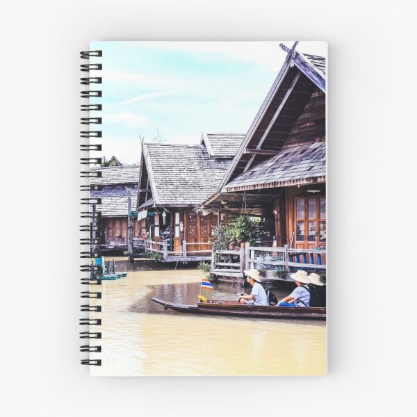 Item preview, Floating Market Thailand, market, floating market, traditional market, river, water, thailand, designed and sold by Dogpleasworld.