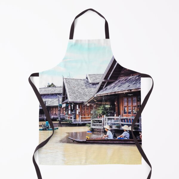 Item preview, Floating Market Thailand, market, floating market, traditional market, river, water, thailand, designed and sold by Dogpleasworld.