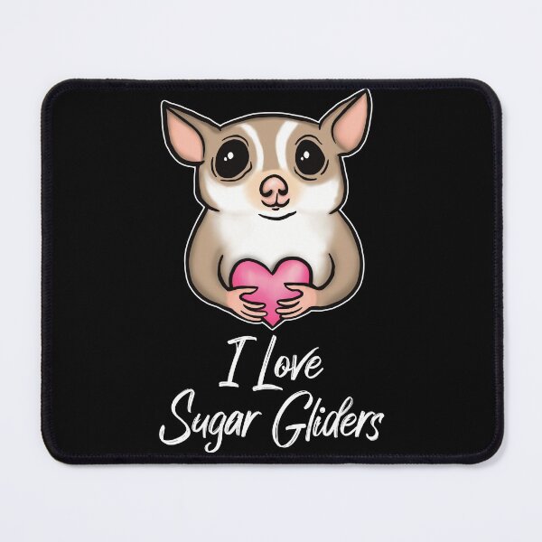 Item preview, I Love Sugar Gliders, Adorable Sugar Glider Holding a Heart, White designed and sold by Mochi-Merch.