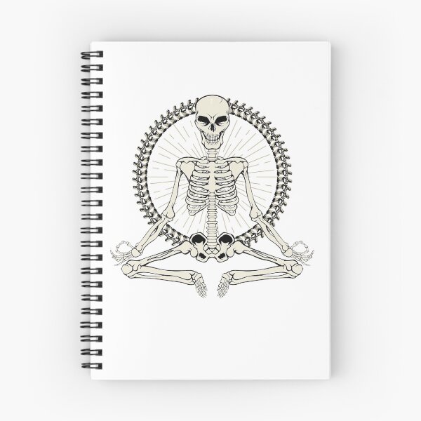 Item preview, Skeleton Meditating Yoga Namaste 7 Chakras Spooky Halloween designed and sold by GundulaKopp.