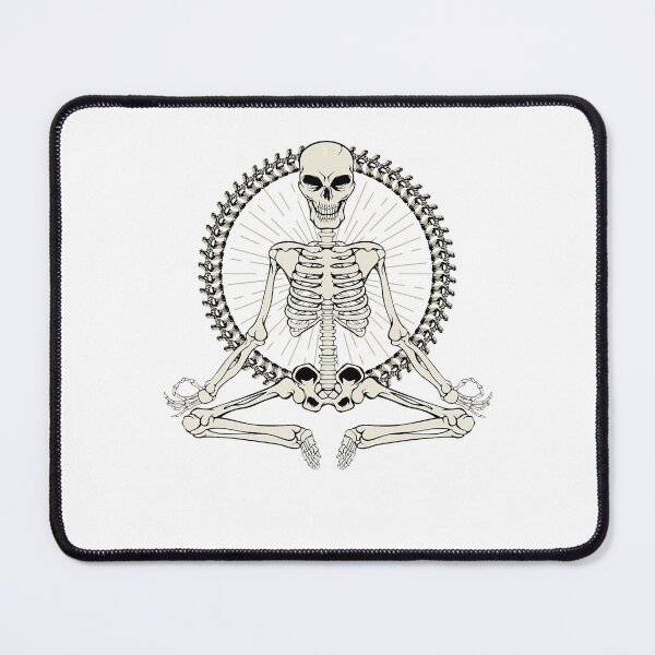 Item preview, Skeleton Meditating Yoga Namaste 7 Chakras Spooky Halloween designed and sold by GundulaKopp.