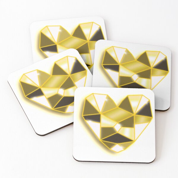 Item preview, Geometric Golden Hart designed and sold by Impossiblygood.