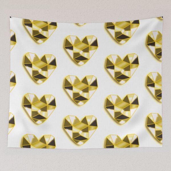 Item preview, Geometric Golden Hart designed and sold by Impossiblygood.