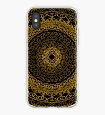 Black and Gold Mandala iPhone Case