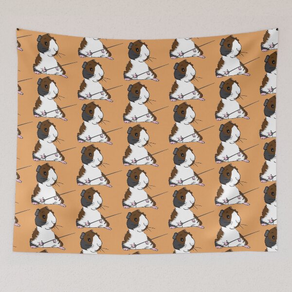 Item preview, Guinea pig fencer designed and sold by DoodleThrift.
