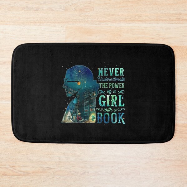 Item preview, Never Underestimate The Power Of A Girl With A Book designed and sold by KunNero.
