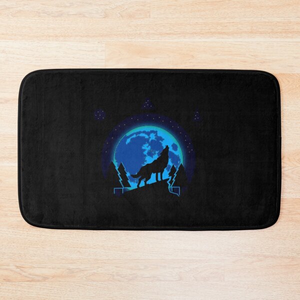 Item preview, Wolf Howling Silhouette designed and sold by Gichi-Manidoo.