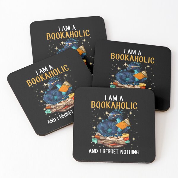 Item preview, I Am A Bookaholic And I Regret Nothing - Dragon Reading Book designed and sold by KunNero.