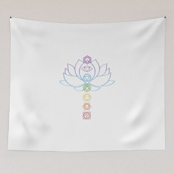 Item preview, Spiritual Zen Lotus Flower Chakras Aligned Yoga Lover designed and sold by GundulaKopp.