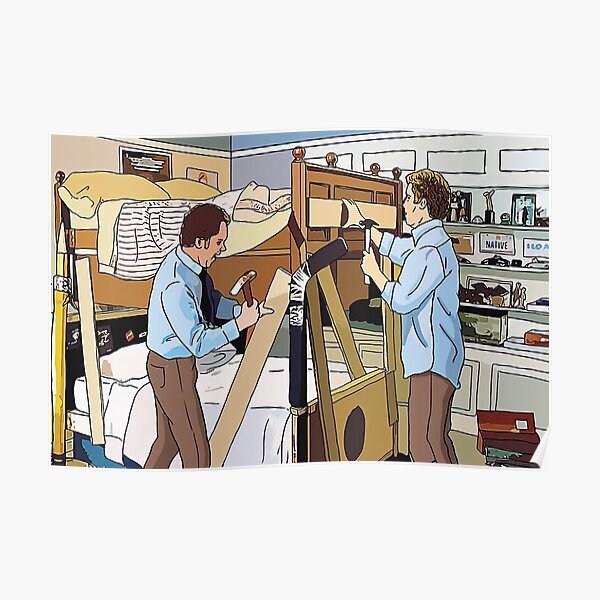 "Step Brothers Bunk Bed Scene Painting Poster Gift" Poster for Sale by