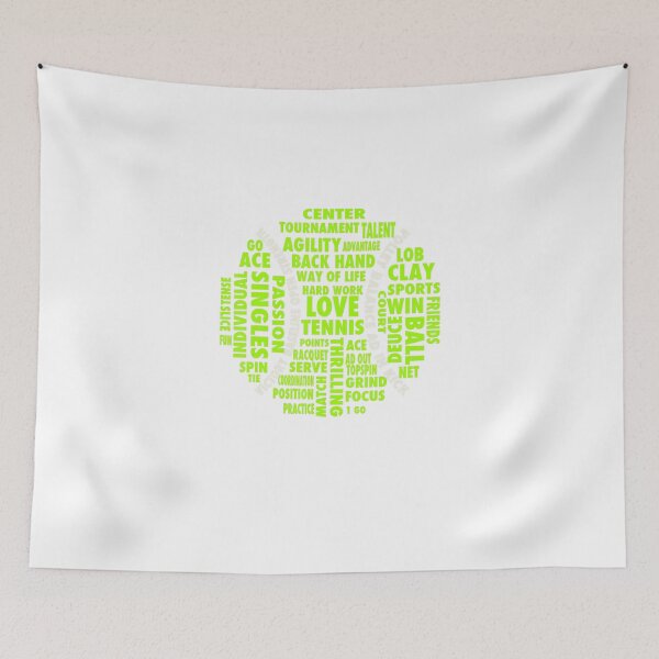 Item preview, Tennis Ball Word Cloud Cool Tennis Players designed and sold by GundulaKopp.