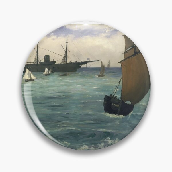 Item preview, The "Kearsarge" at Boulogne (1864) - Edouard Manet designed and sold by BreadArt.