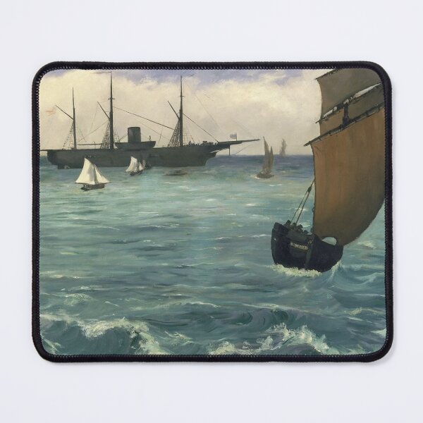 Item preview, The "Kearsarge" at Boulogne (1864) - Edouard Manet designed and sold by BreadArt.