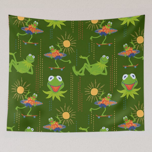 Item preview, Surfin’ Kermit - Green designed and sold by Cammi Friederichs.