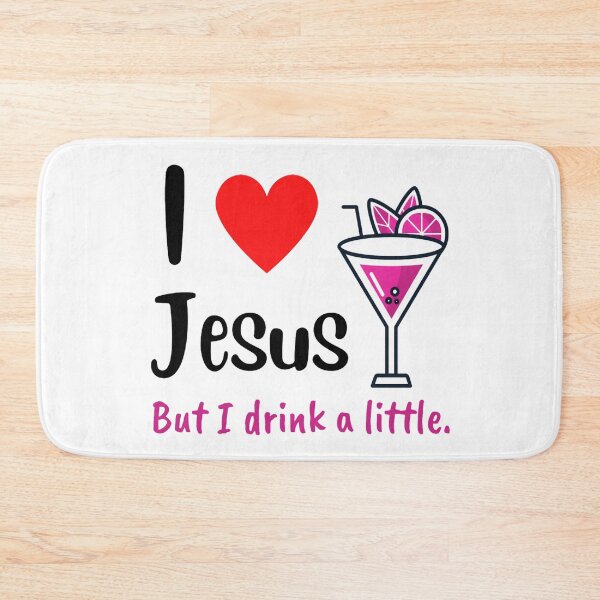 Item preview, I Love Jesus But I drink A Little Meme Even Jesus Drink Sometimes - Jesus Lovers designed and sold by chetan786.