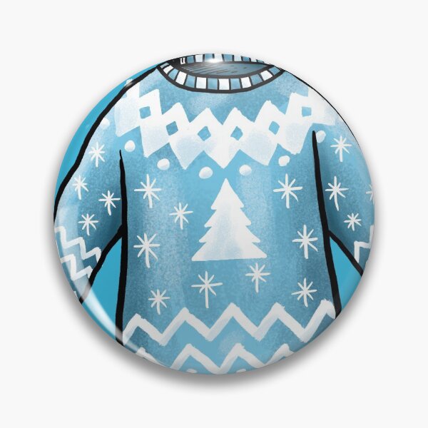 Aperçu de l'œuvre Pull de Noël en Bleu créée et vendue par Grasdal.