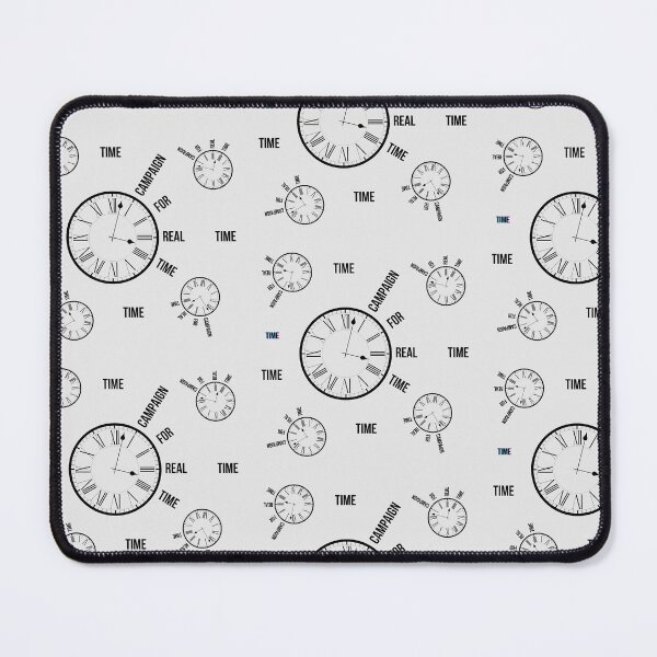 Item preview, Campaign for Real Time (pattern) designed and sold by InkThinkArt.