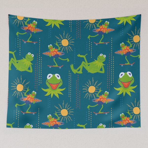 Item preview, Surfin’ Kermit - Blue designed and sold by Cammi Friederichs.