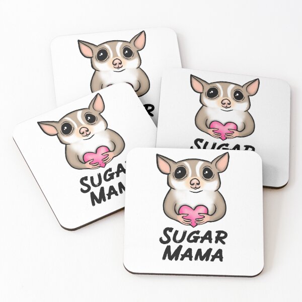 Item preview, Sugar Glider Mom Mama for Sugar Glider Lovers, Black designed and sold by Mochi-Merch.