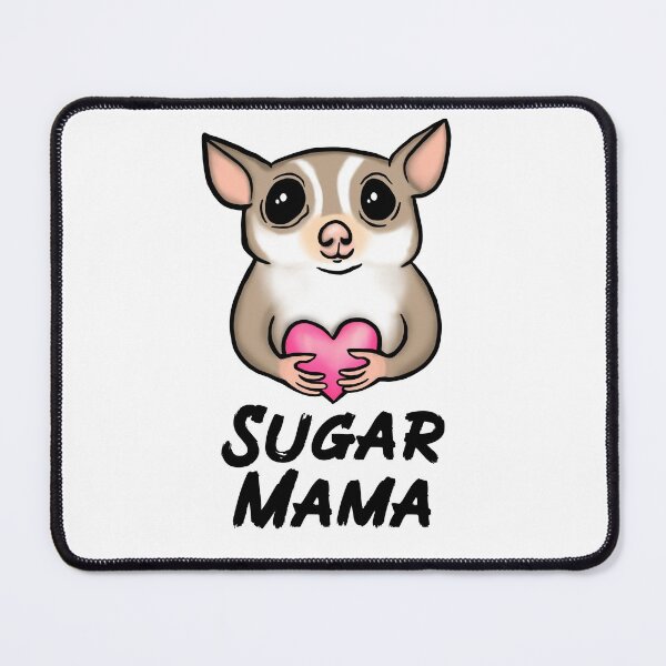 Item preview, Sugar Glider Mom Mama for Sugar Glider Lovers, Black designed and sold by Mochi-Merch.