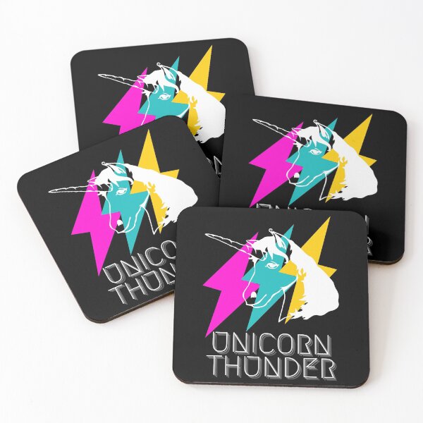 Item preview, Unicorn Thunder - Cute colorful unicorn design designed and sold by Vibing-Right.