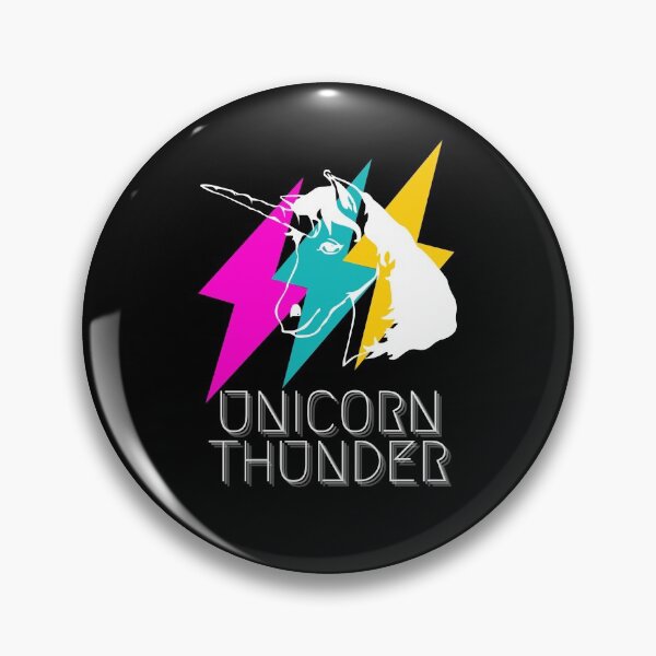 Item preview, Unicorn Thunder - Cute colorful unicorn design designed and sold by Vibing-Right.