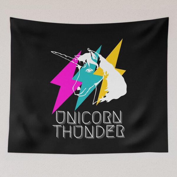 Item preview, Unicorn Thunder - Cute colorful unicorn design designed and sold by Vibing-Right.