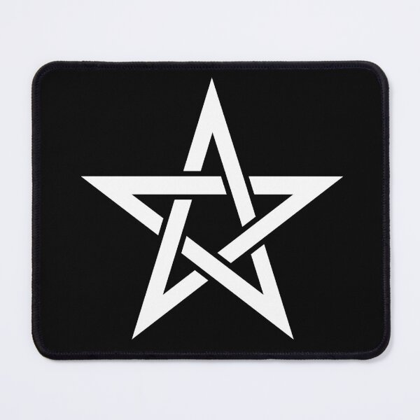 Item preview, White Upright Pentacle Pentagram Witchcraft And Wicca designed and sold by darknessjeff86.
