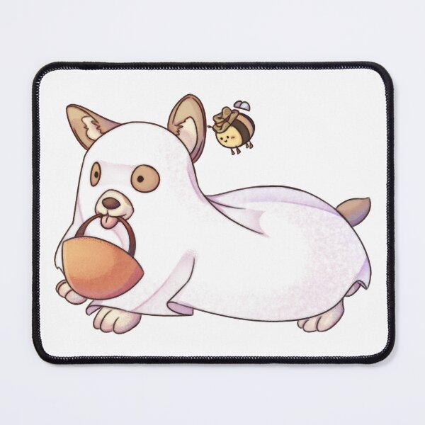 Item preview, Corgi fantasma espeluznante con abeja designed and sold by Ayermite.