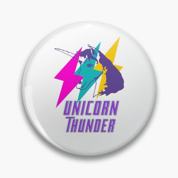 Item preview, Unicorn Thunder - Cute colorful unicorn design designed and sold by Vibing-Right.