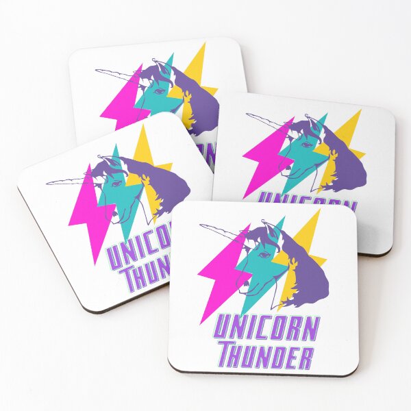 Item preview, Unicorn Thunder - Cute colorful unicorn design designed and sold by Vibing-Right.