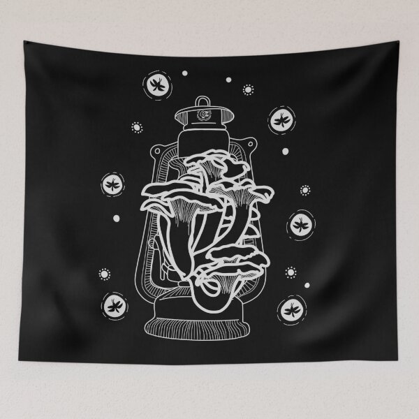 Item preview, "Nightlights of the Forest" Mushroom Lantern and Fireflies designed and sold by Boreal-Witch.