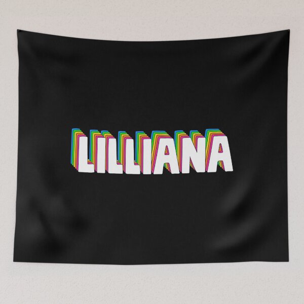 Item preview, Hello My Name Is Lilliana Rainbow Name Tag  designed and sold by Vettulanh21.